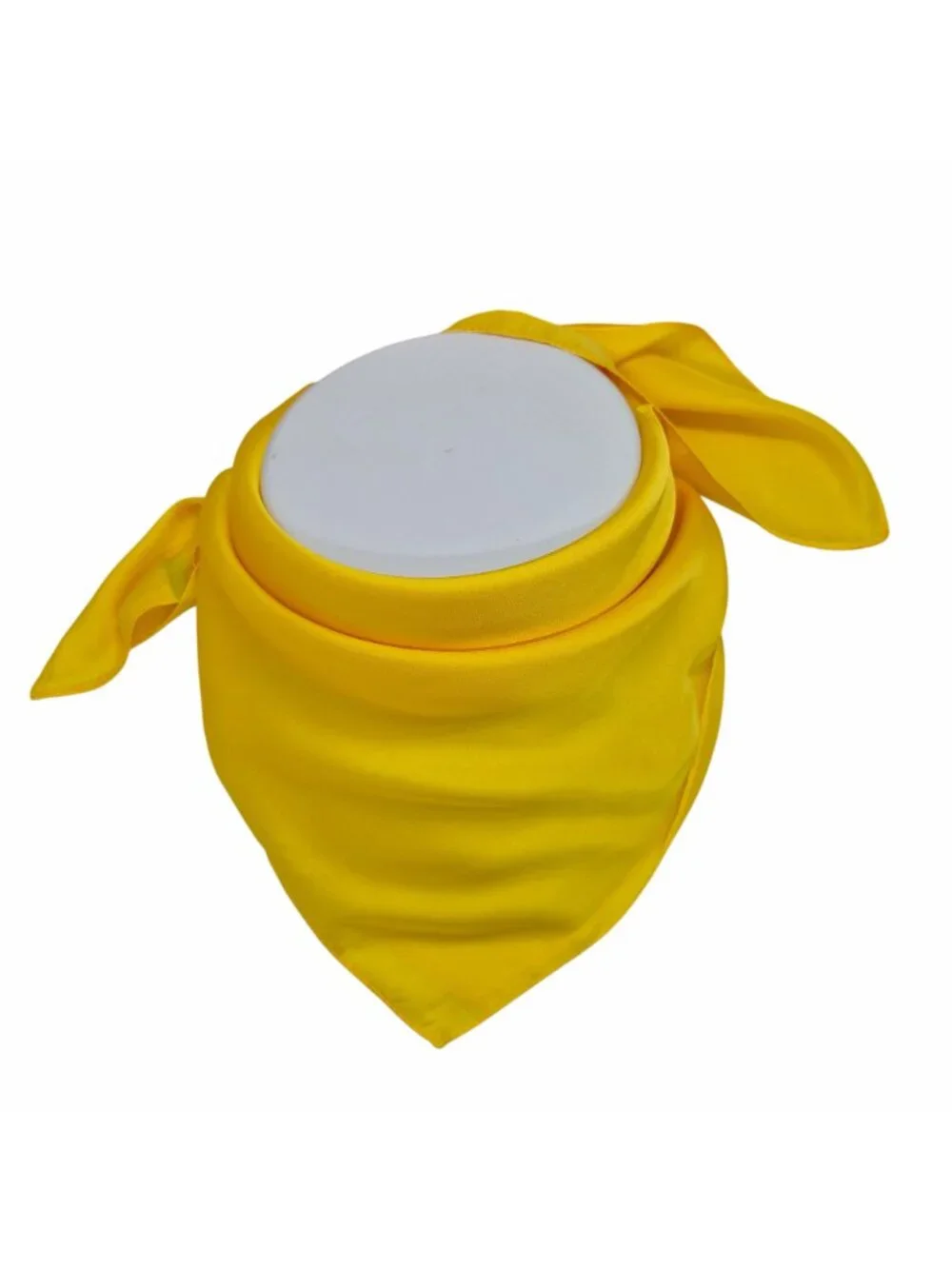 ✨Bandana Silky Soft Square Scarf Yellow Hiyab Neckerchief Shawl headband Luxury